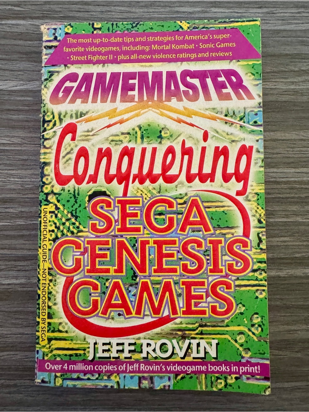 1994 Gamemaster Conquering Sega Genesis Games Jeff Rovin Vintage Strategy Guide